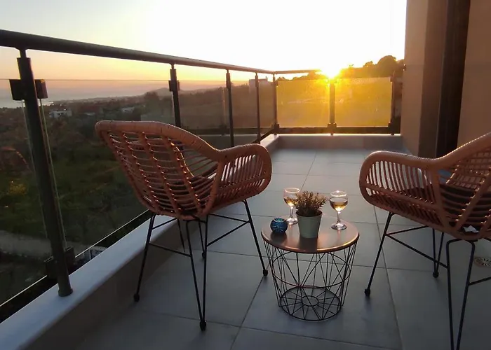 Villa Gala Eretria Family With Sea View, Garden & Bbq
